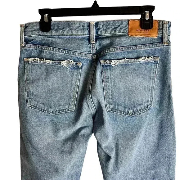 MOUSSY Vintage Latrobe Distressed Skinny Jeans Size 28 - Picture 7 of 10